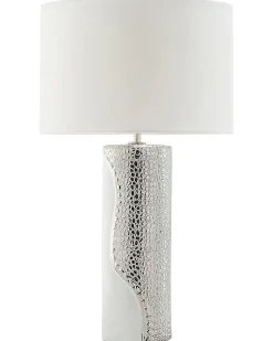 Lampada da tavolo AIKEN Porcellana Bianco