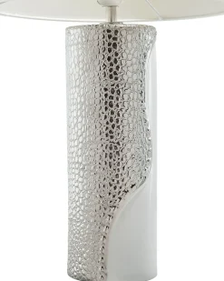 Lampada da tavolo AIKEN Porcellana Bianco