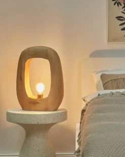 Lampada da tavolo AJAY Legno di mango Marrone chiaro