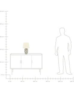 Lampada da tavolo ALLIKA Ceramica Oro