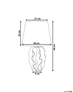 Lampada da tavolo ALLIKA Ceramica Oro