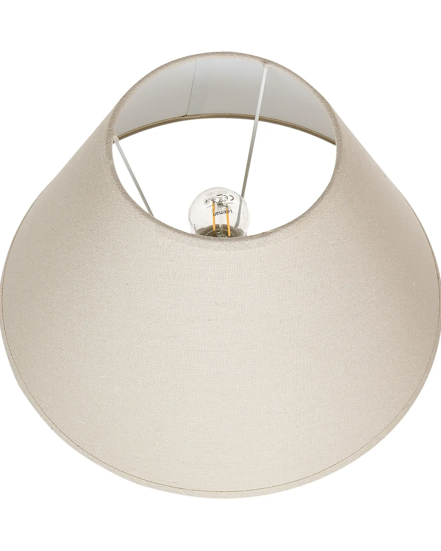 Lampada da tavolo AMBLO Ceramica Bianco sporco