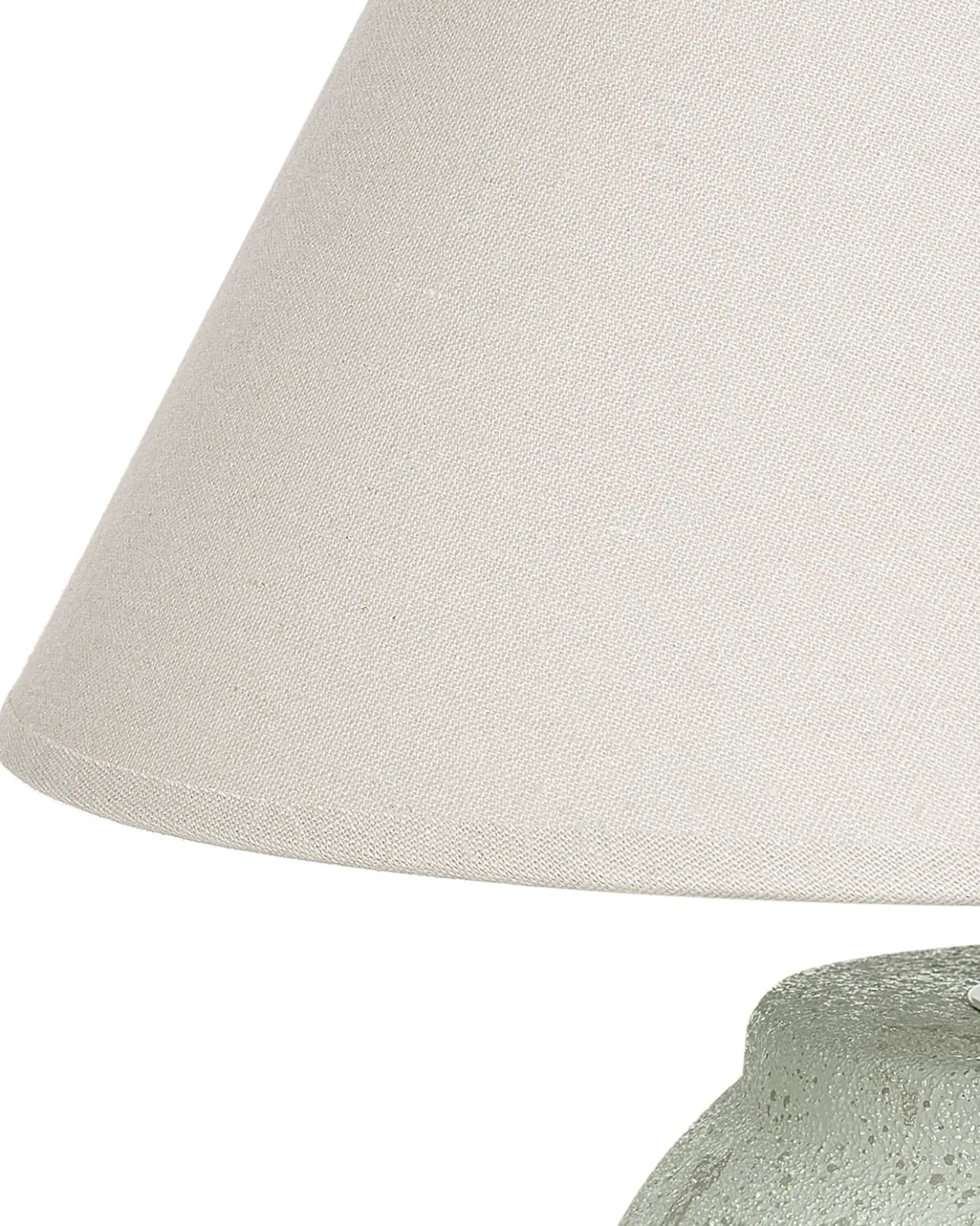 Lampada da tavolo AMBLO Ceramica Bianco sporco