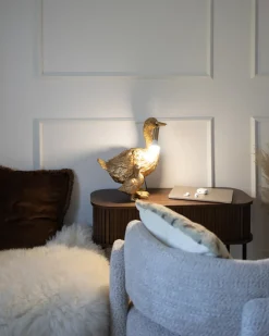 Lampada da tavolo Anatra DAFFY Oro