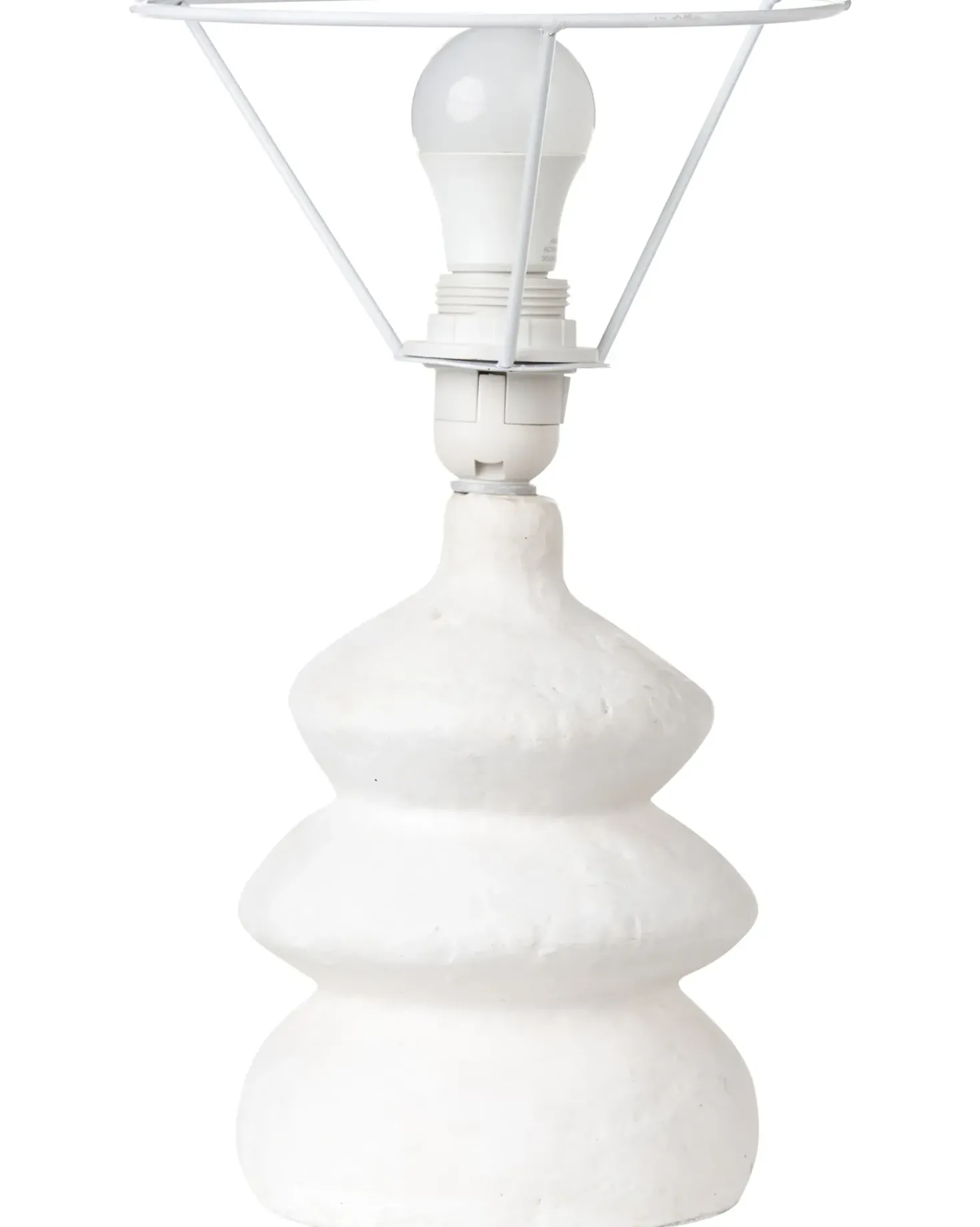 Lampada da tavolo ARAPEY Cartapesta Bianco
