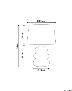 Lampada da tavolo ARAPEY Cartapesta Bianco