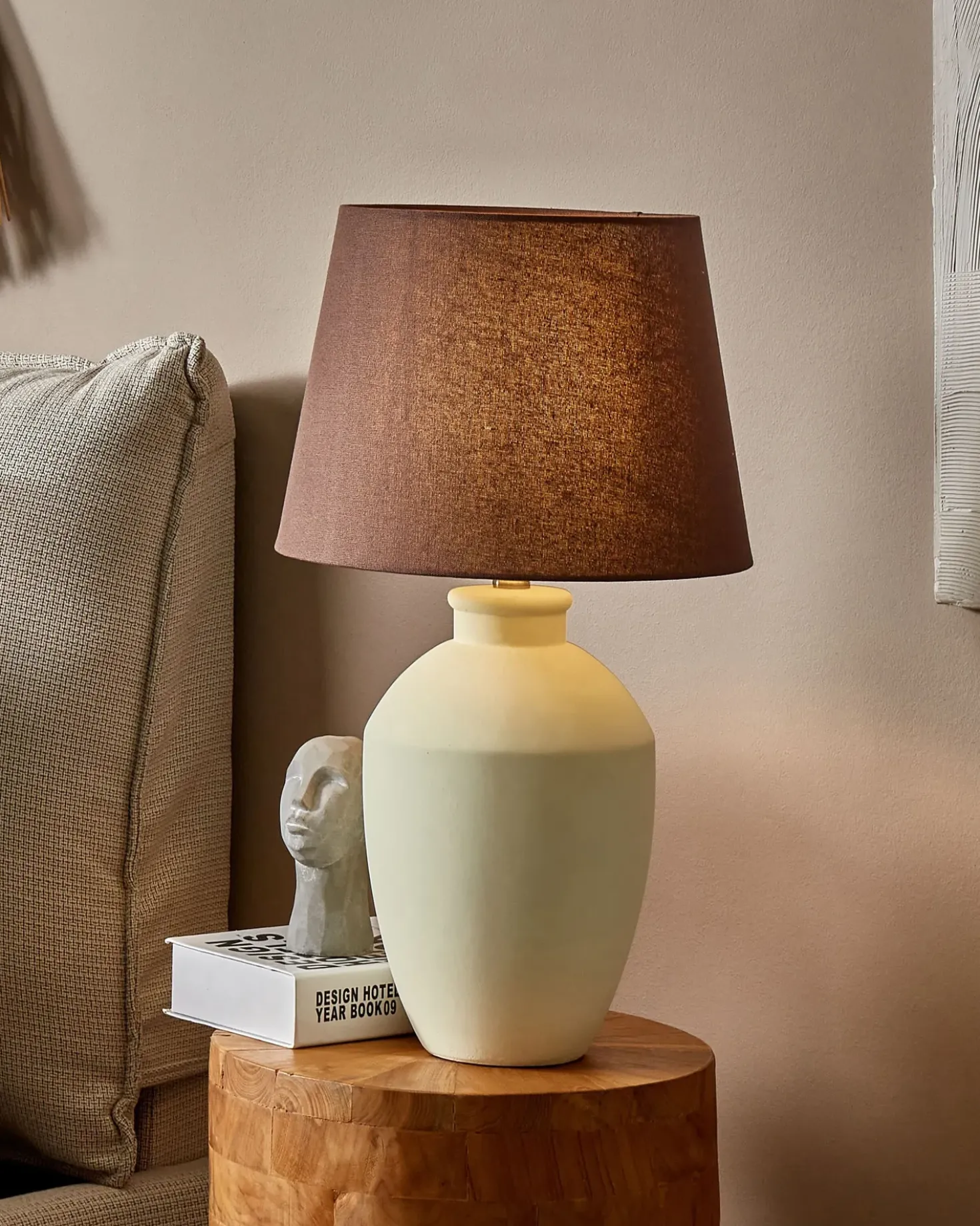 Lampada da tavolo ARCOS Ceramica Bianco