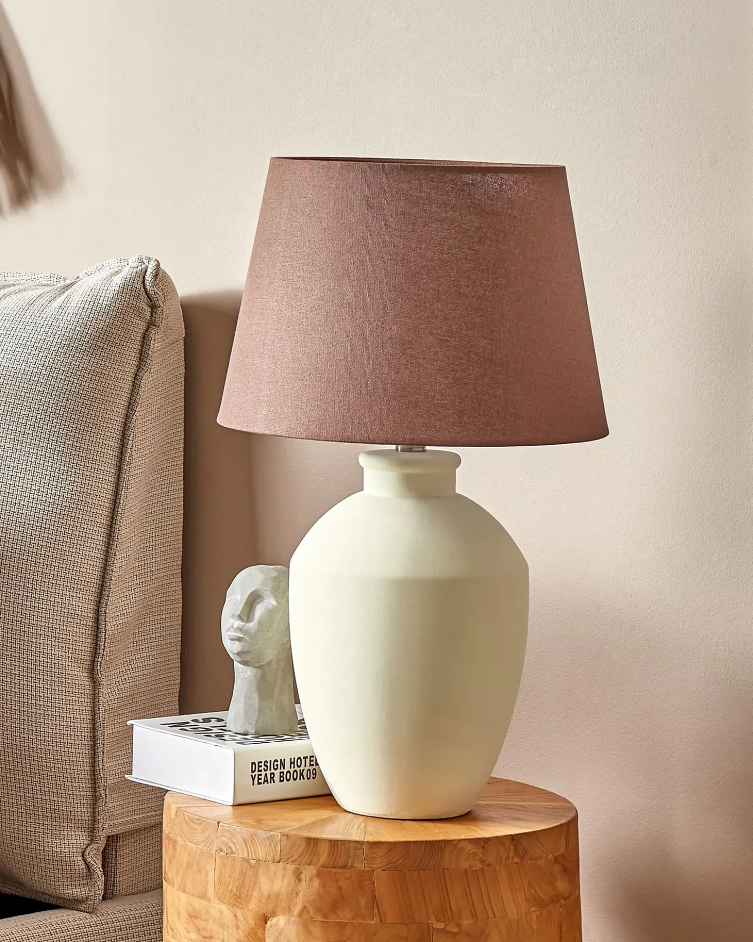 Lampada da tavolo ARCOS Ceramica Bianco