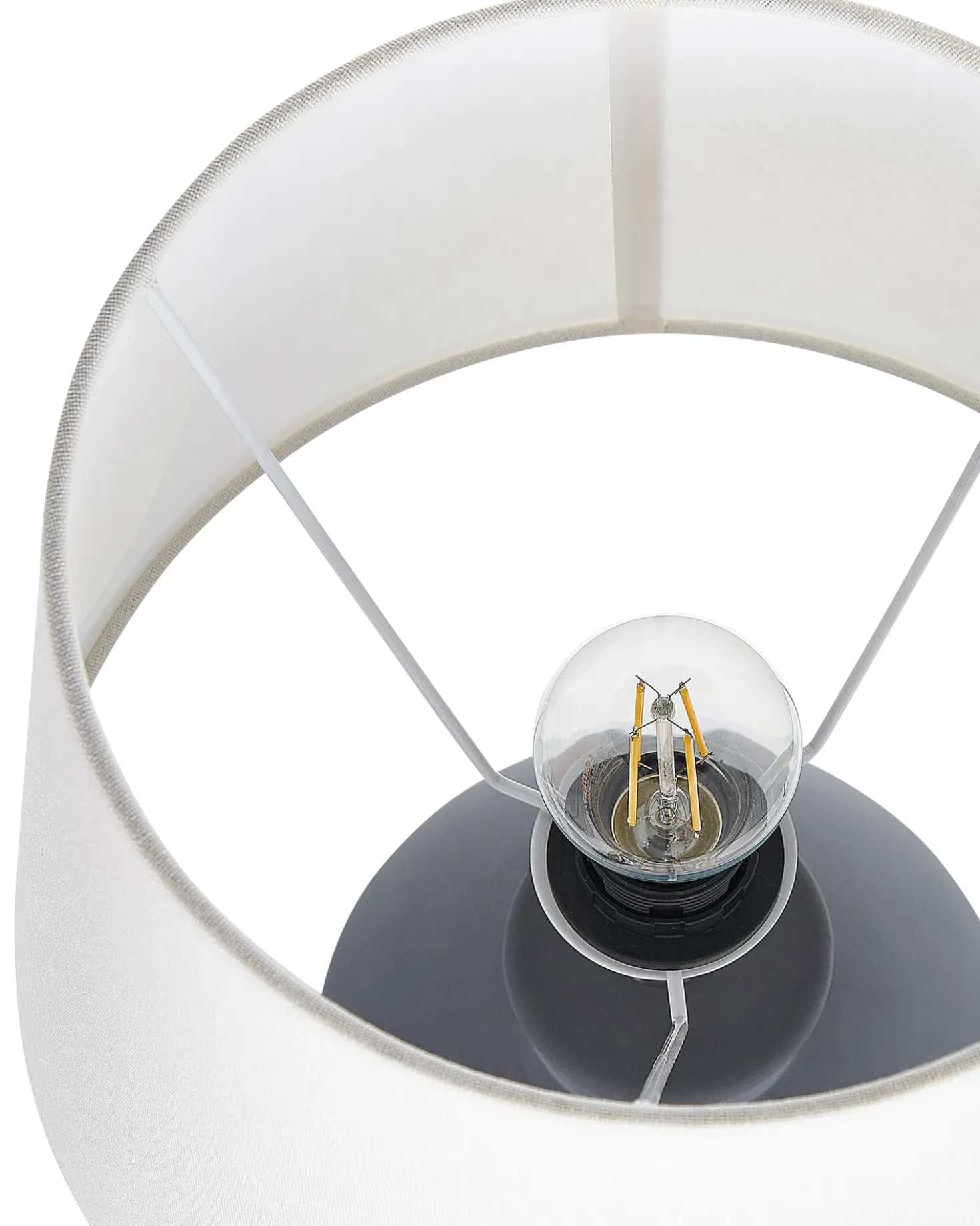 Lampada da tavolo ARCOS Ceramica Grigio