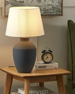 Lampada da tavolo ARCOS Ceramica Grigio