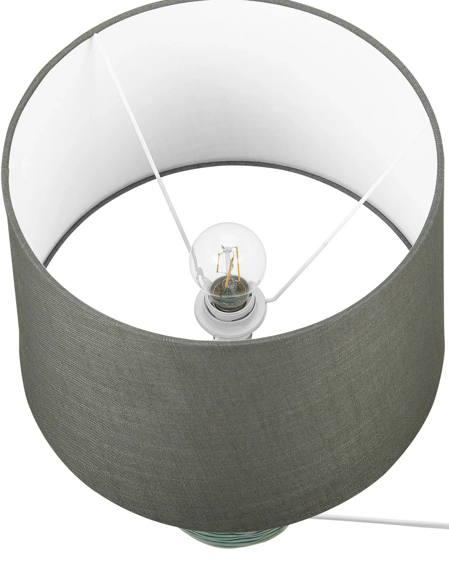 Lampada da tavolo ATSAS Ceramica Verde scuro