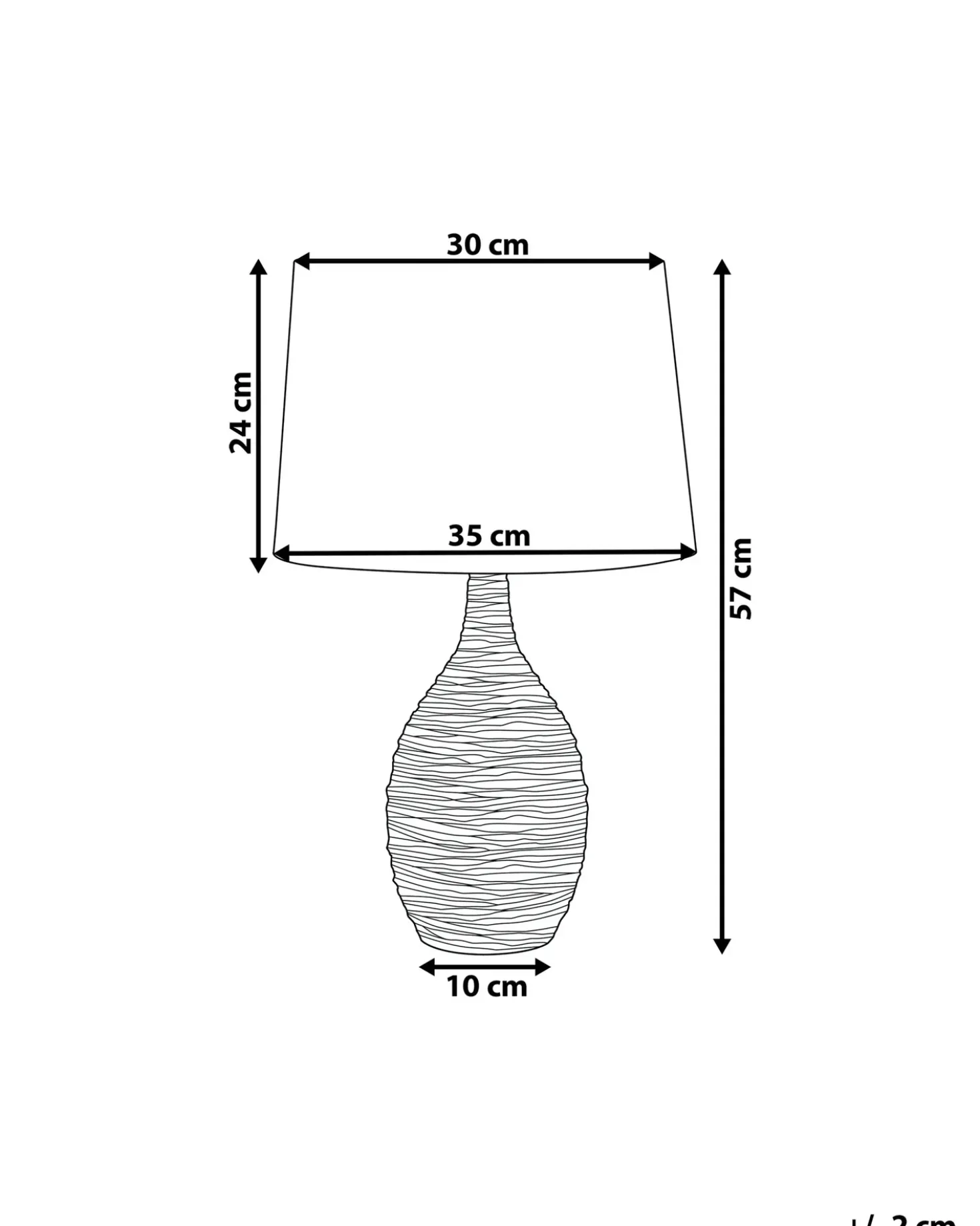 Lampada da tavolo ATSAS Ceramica Verde scuro