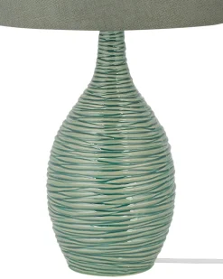 Lampada da tavolo ATSAS Ceramica Verde scuro
