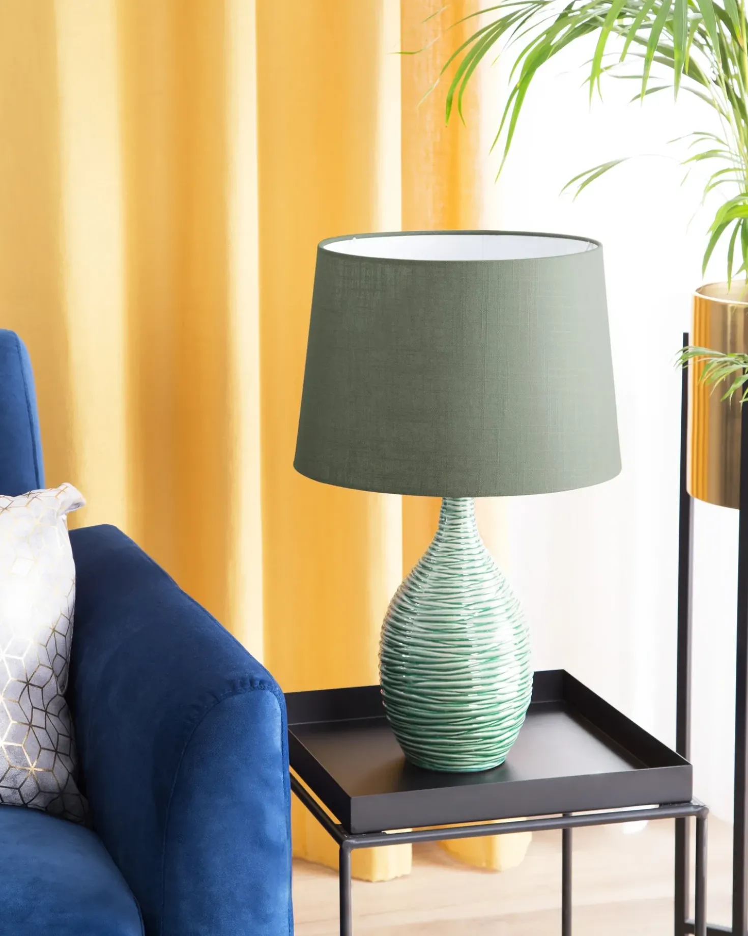 Lampada da tavolo ATSAS Ceramica Verde scuro