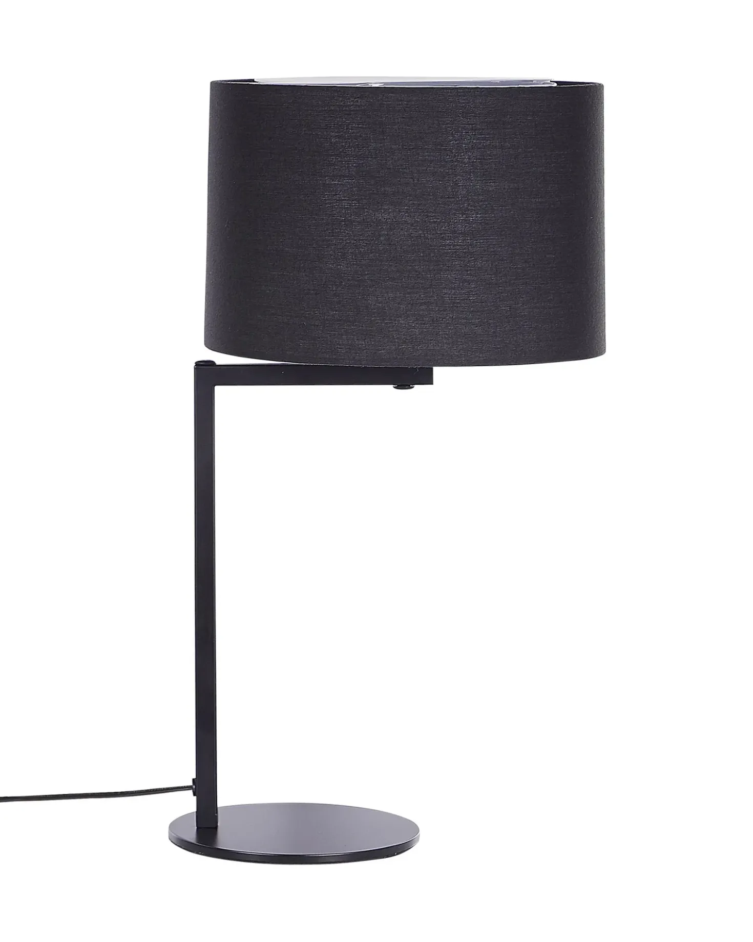 Lampada da tavolo BALDWIN Metallo Nero