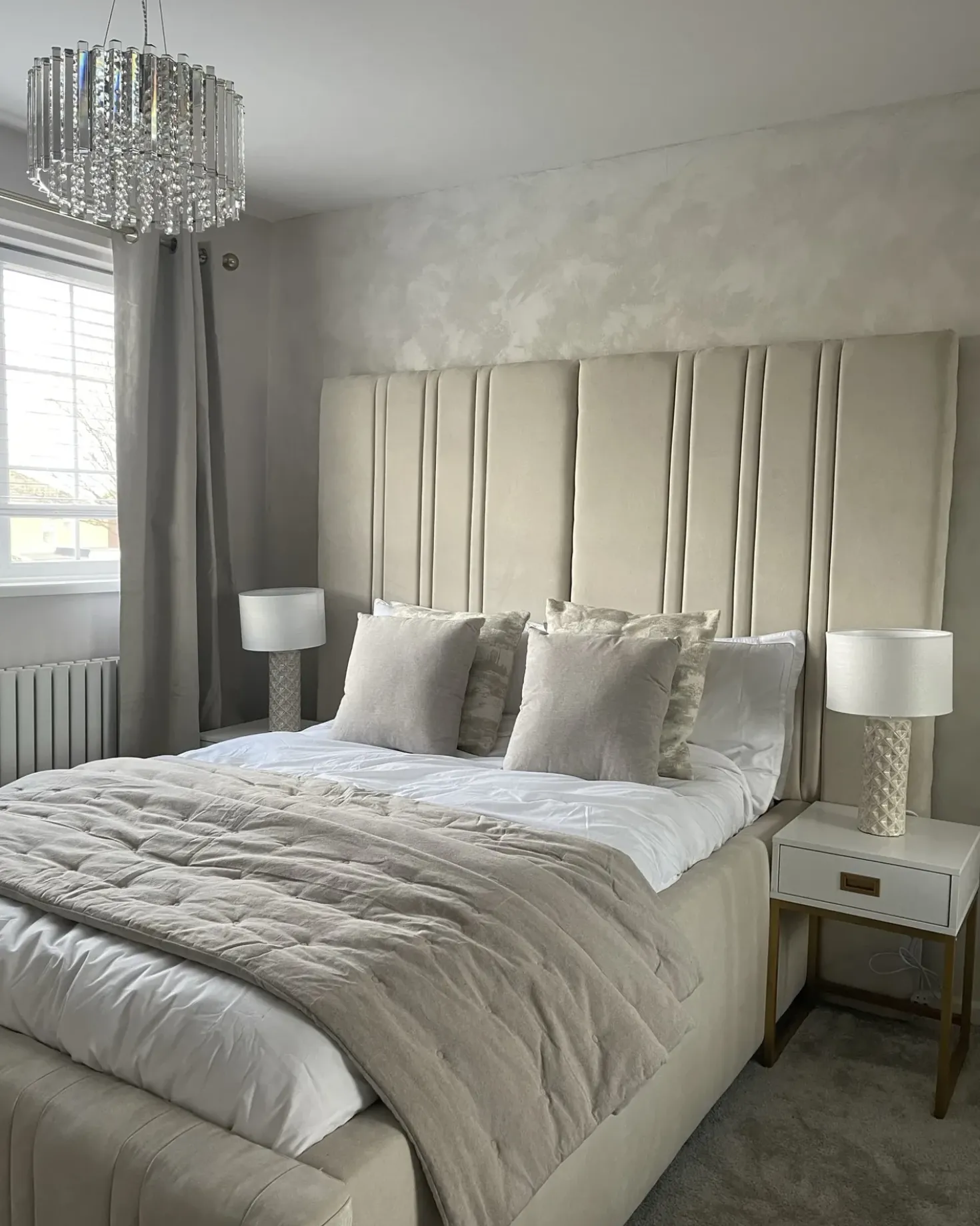 Lampada da tavolo BALONNE Ceramica Beige chiaro