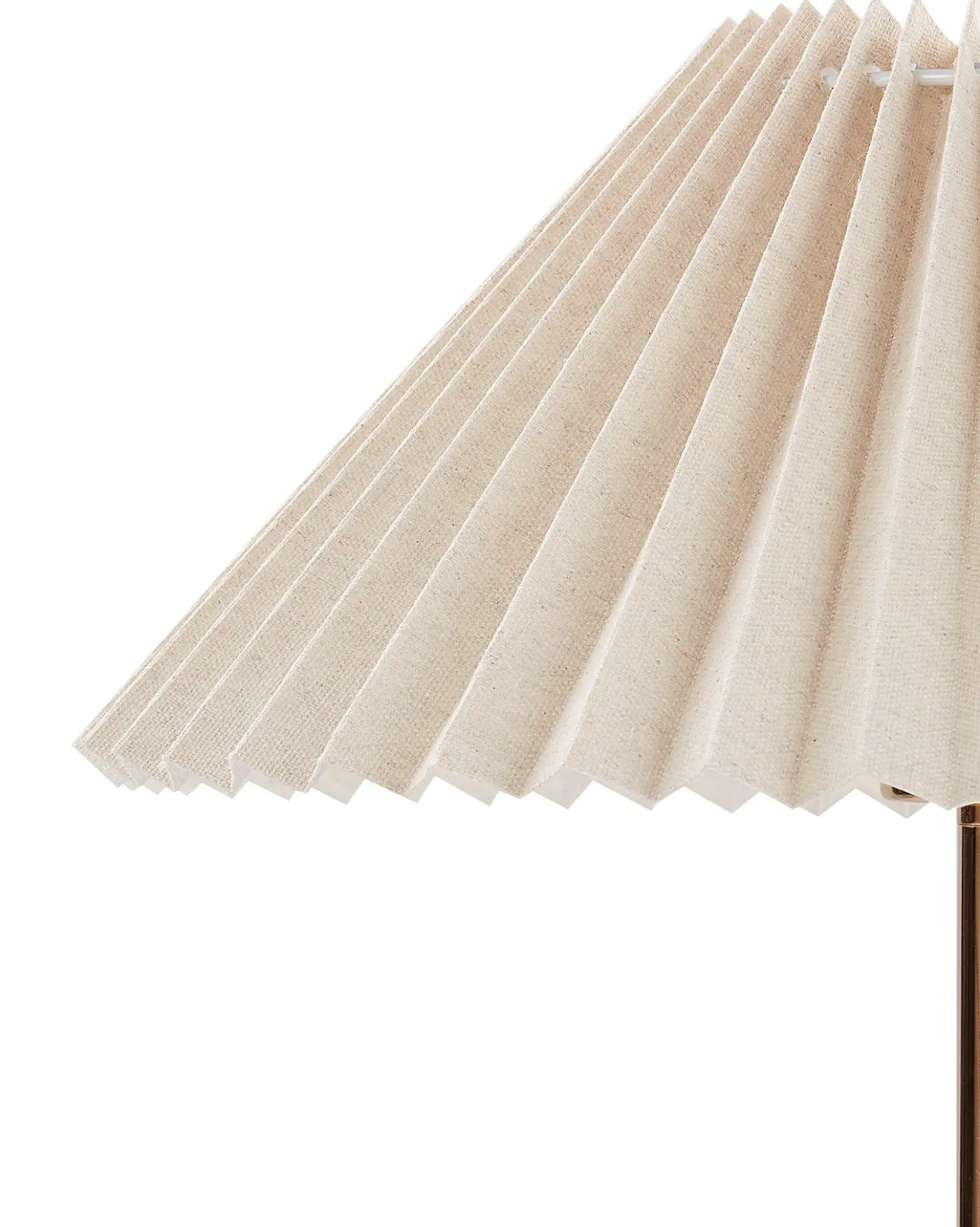 Lampada da tavolo BALUARTE Lino sintetico Beige