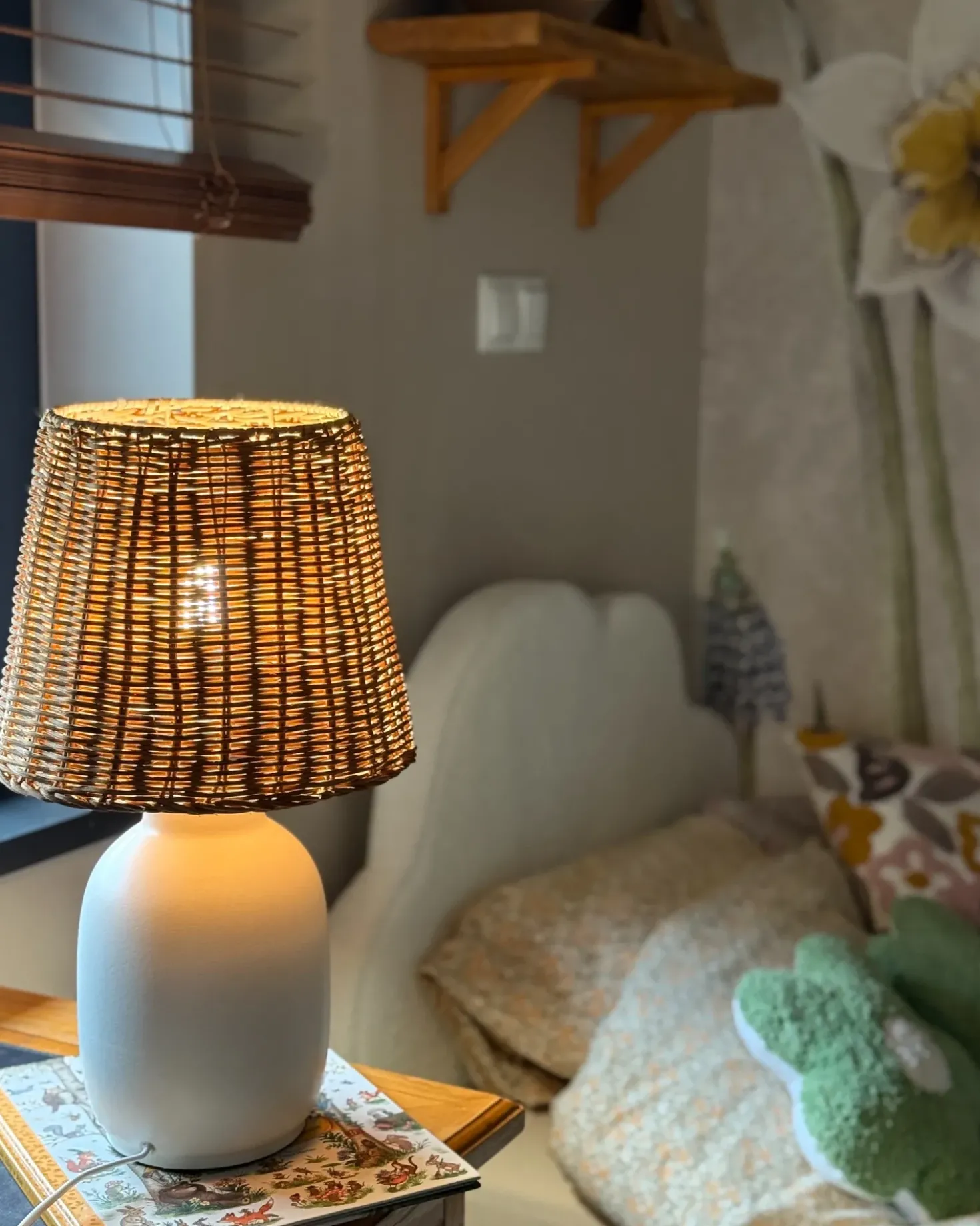 Lampada da tavolo BARTANG Ceramica Bianco