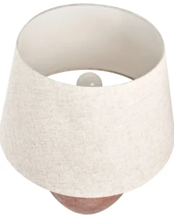 Lampada da tavolo BARTON Ceramica Marrone