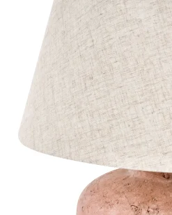 Lampada da tavolo BARTON Ceramica Marrone