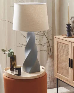 Lampada da tavolo BELAYA Ceramica Grigio