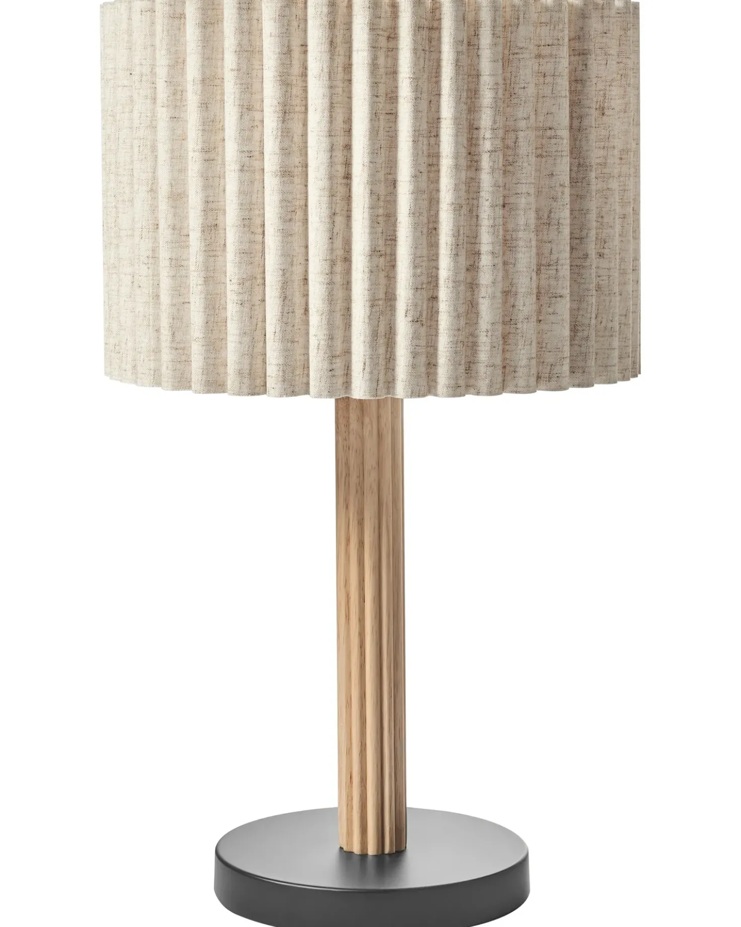 Lampada da tavolo BELESSA Lino Beige chiaro