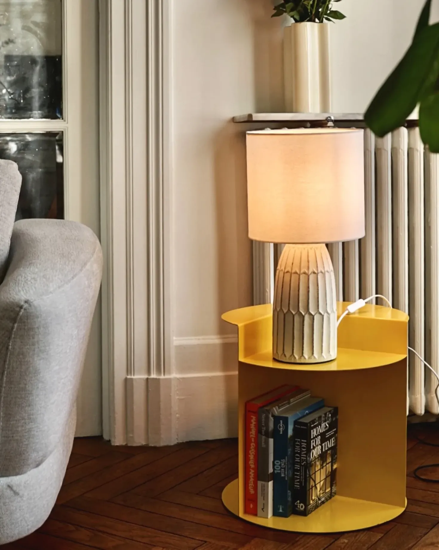 Lampada da tavolo BELIHUL Ceramica Bianco sporco