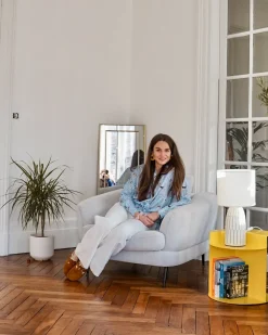 Lampada da tavolo BELIHUL Ceramica Bianco sporco