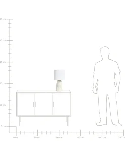 Lampada da tavolo BELIHUL Ceramica Bianco sporco