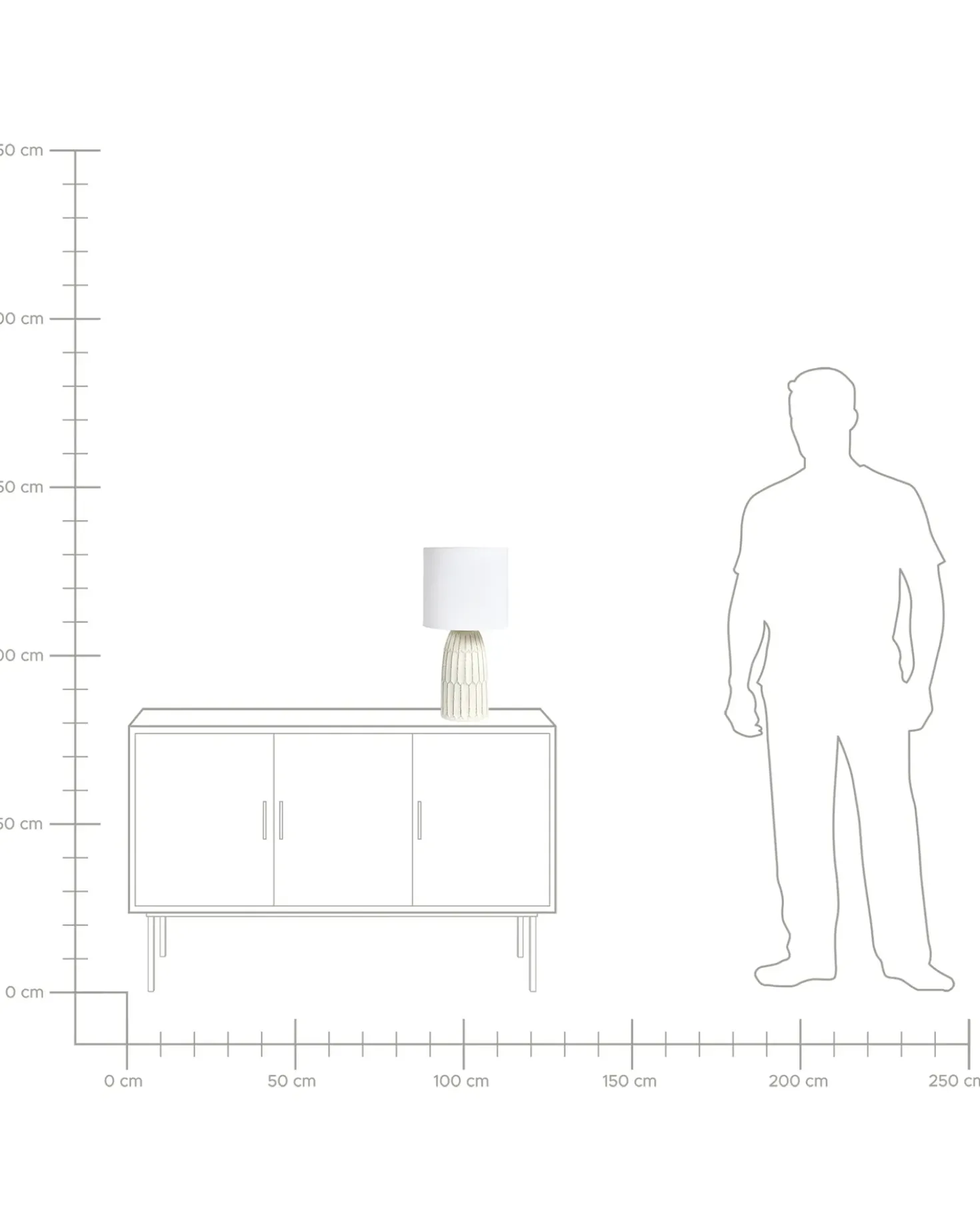 Lampada da tavolo BELIHUL Ceramica Bianco sporco