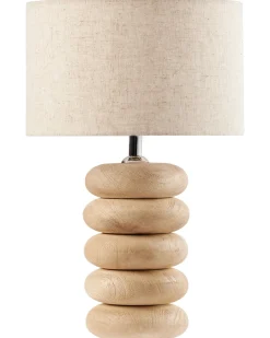 Lampada da tavolo BETWA Legno di mango Marrone chiaro