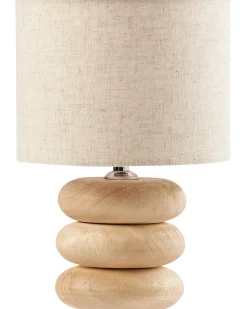 Lampada da tavolo BETWA Legno di mango Marrone chiaro
