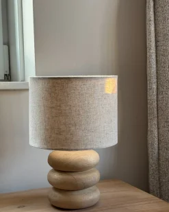 Lampada da tavolo BETWA Legno di mango Marrone chiaro