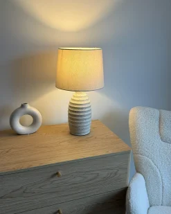 Lampada da tavolo BILLY Ceramica Bianco sporco