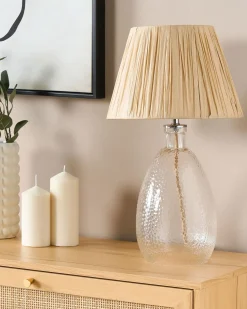 Lampada da tavolo BLANCO Vetro Naturale