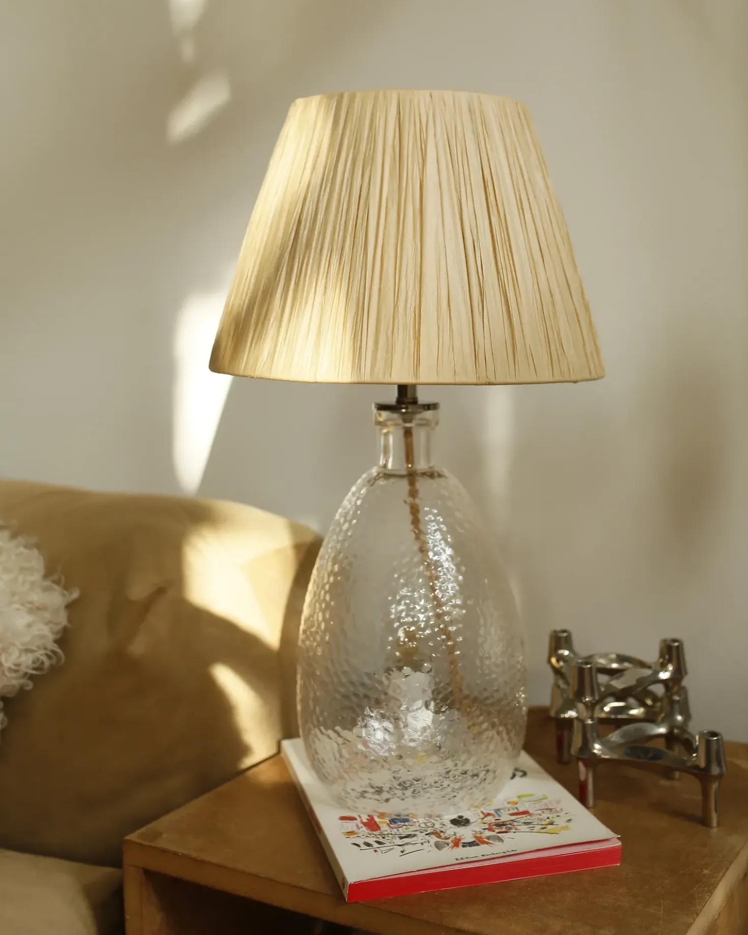 Lampada da tavolo BLANCO Vetro Naturale