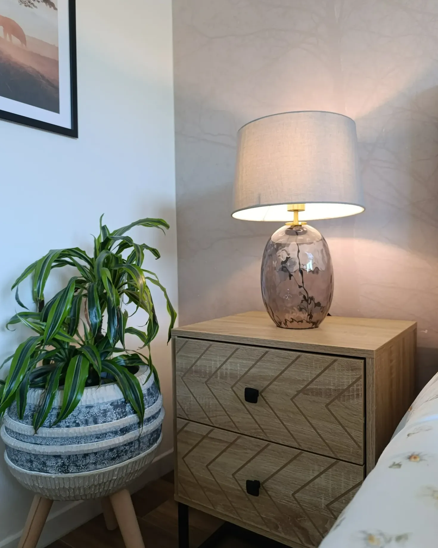Lampada da tavolo BONELLI Grigio