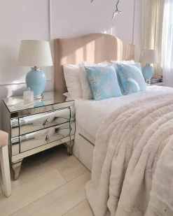 Lampada da tavolo BRENTA Ceramica Azzurro