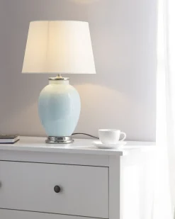 Lampada da tavolo BRENTA Ceramica Azzurro