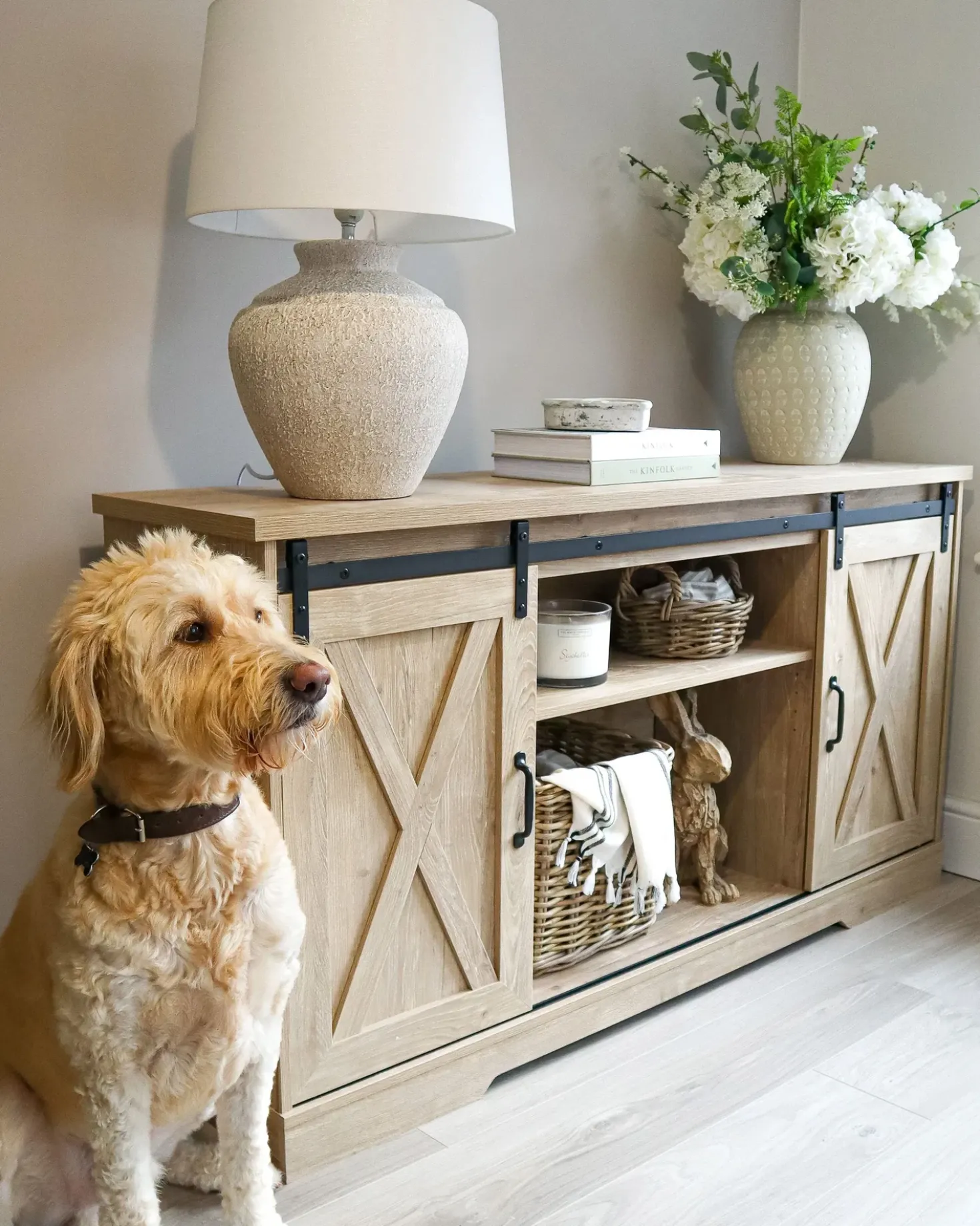 Lampada da tavolo CAINE Ceramica Beige chiaro