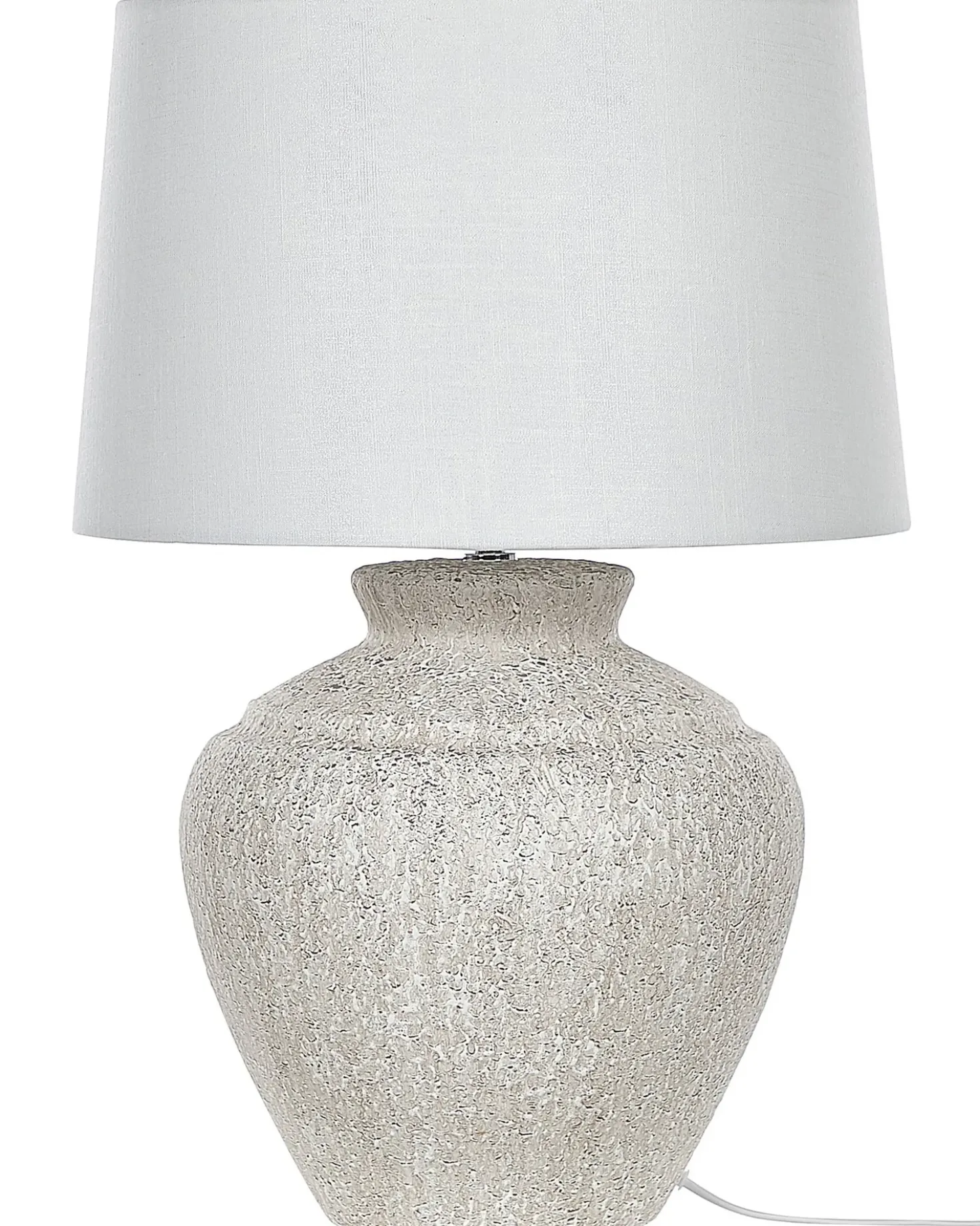 Lampada da tavolo CAINE Ceramica Beige chiaro