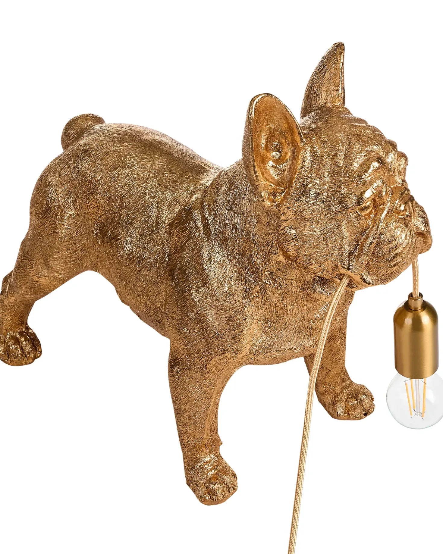Lampada da tavolo Cane BAXTER Oro