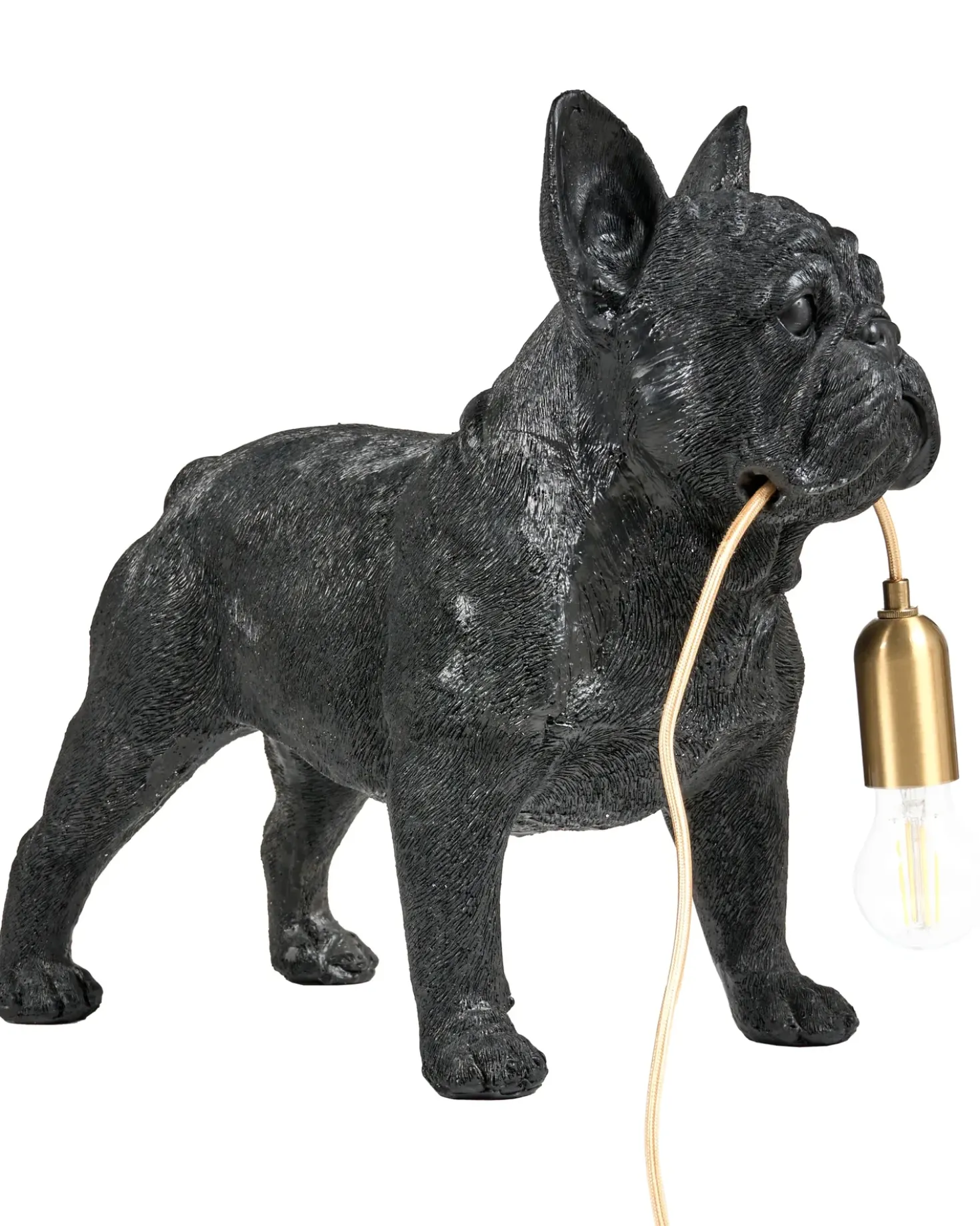 Lampada da tavolo Cane BAXTER Nero