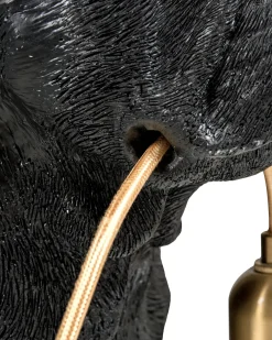 Lampada da tavolo Cane BAXTER Nero