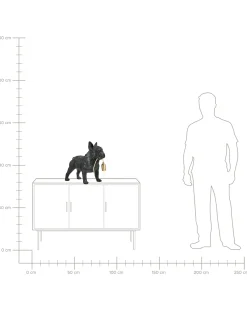Lampada da tavolo Cane BAXTER Nero