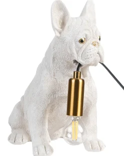 Lampada da tavolo Cane BRUNO Bianco