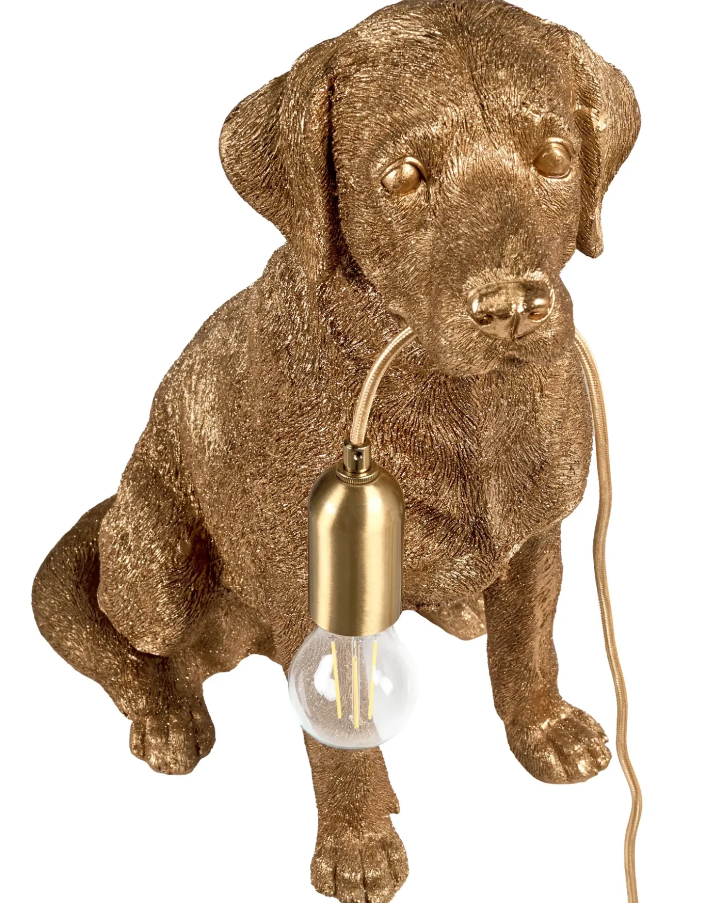 Lampada da tavolo Cane MARLEY Oro