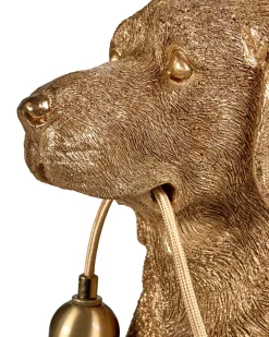 Lampada da tavolo Cane MARLEY Oro