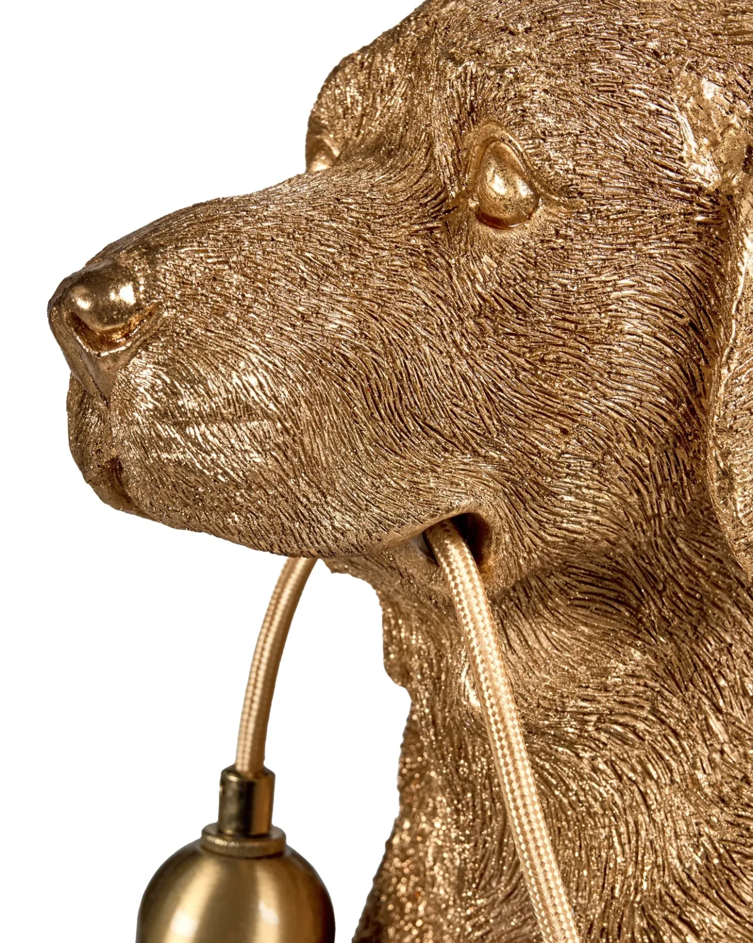 Lampada da tavolo Cane MARLEY Oro