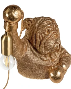 Lampada da tavolo Cane MIKE Oro